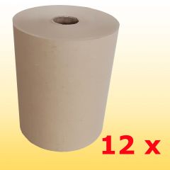 12 Rollen Schrenzpapier Rolle 25 cm x 250 lfm, 80g/m� (5 kg/Rolle)